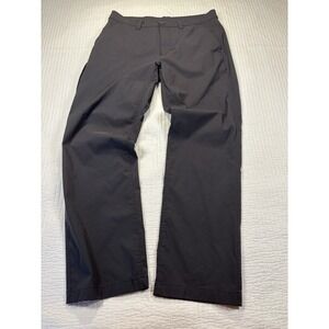 Eddie Bauer Pants Mens 34x32‎ Black Straight Fit Stretch Hiking Outdoor Casual